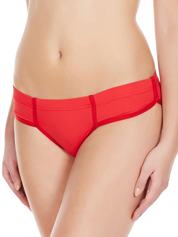 red nylon bikini panty - 11951997 - Zoom Image - 2