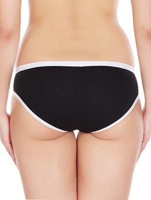 black cotton bikini panty - 11952021 - Standard Image - 3