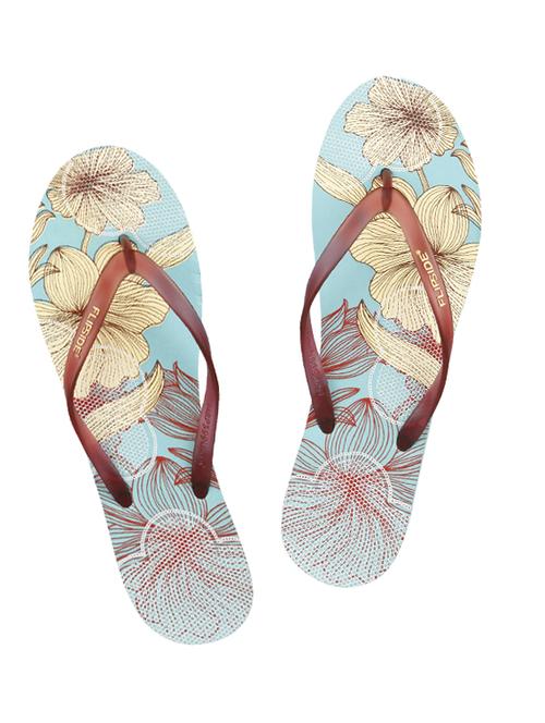 blue rubber flip flop - 11954651 - Standard Image - 1