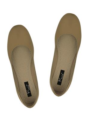 beige faux leather ballerina - 11960293 - Standard Image - 4