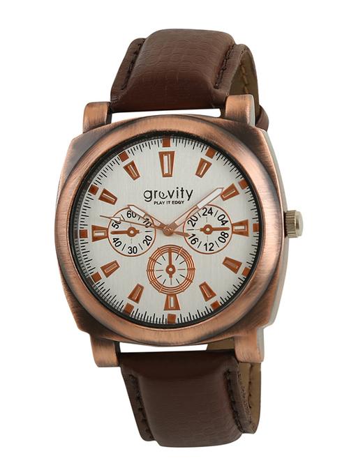 gravity white watch for men - 11960654 - Standard Image - 1