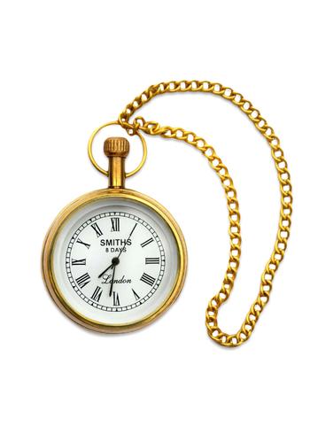 Gold Pocket Watch with Chain - 1198711 - Very Small Image - 1