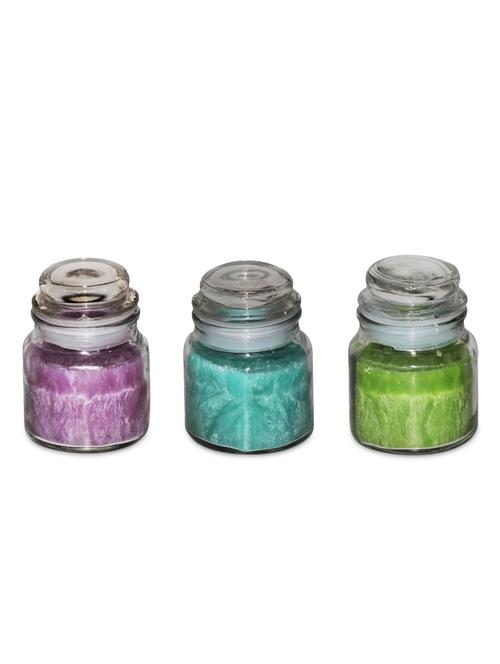 multicolour aromatic glass jar candle - 1201606 - Standard Image - 1