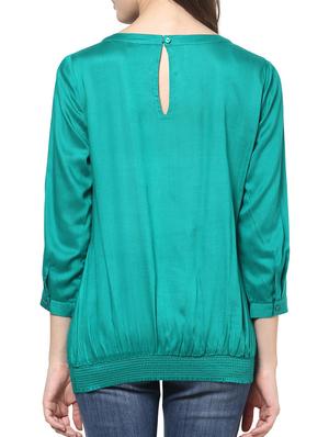 lace detail key hole back top - 1204180 - Standard Image - 3