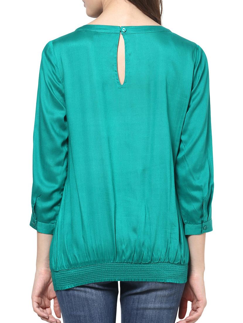 lace detail key hole back top - 1204180 - Zoom Image - 3