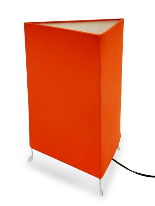 red metal and fabric table lamp - 1204277 - Standard Image - 1
