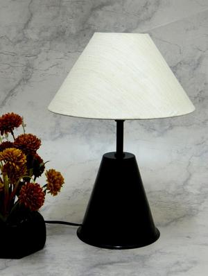 brown metal and fabric table lamp - 1204332 - Standard Image - 2