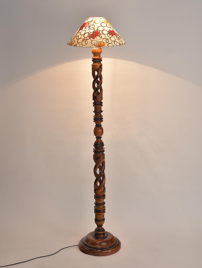 multicolour wooden metallic table lamp - 1204463 - Zoom Image - 1