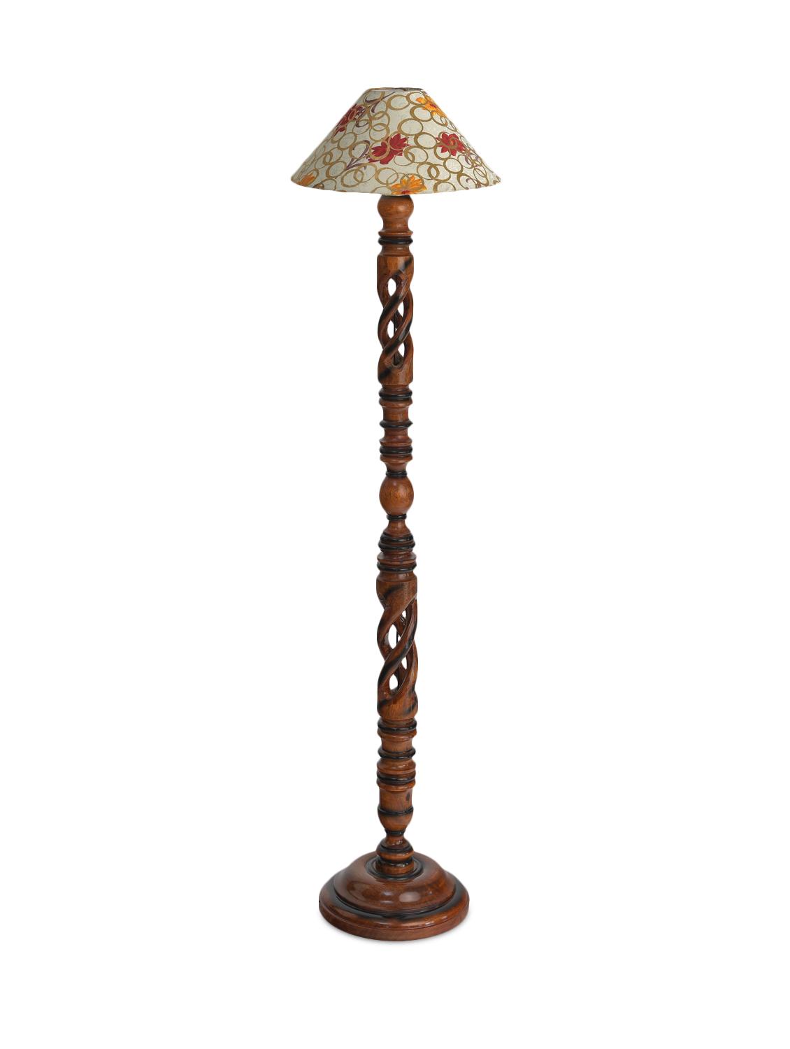 multicolour wooden metallic table lamp - 1204463 - Zoom Image - 2