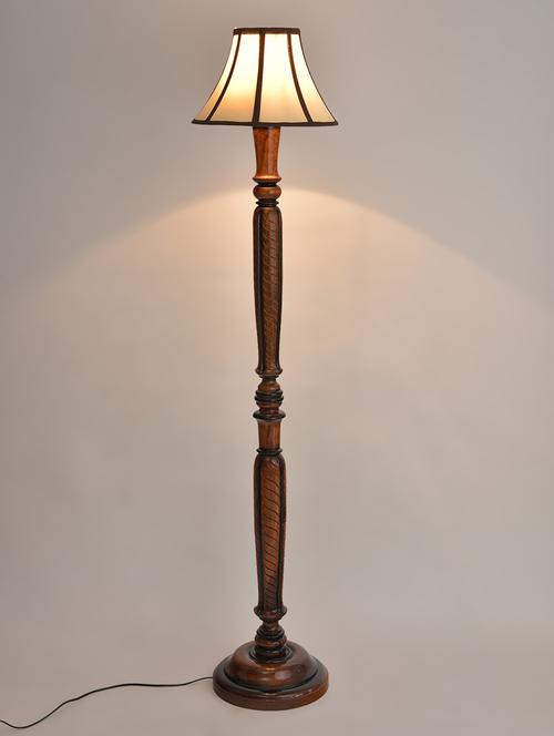 beige wooden metallic table lamp - 1204482 - Standard Image - 1