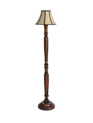 beige wooden metallic table lamp - 1204482 - Standard Image - 2