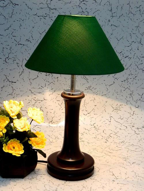 green wood and metal table lamp - 1204542 - Standard Image - 1