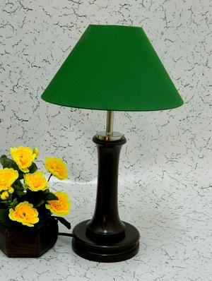 green wood and metal table lamp - 1204542 - Standard Image - 2