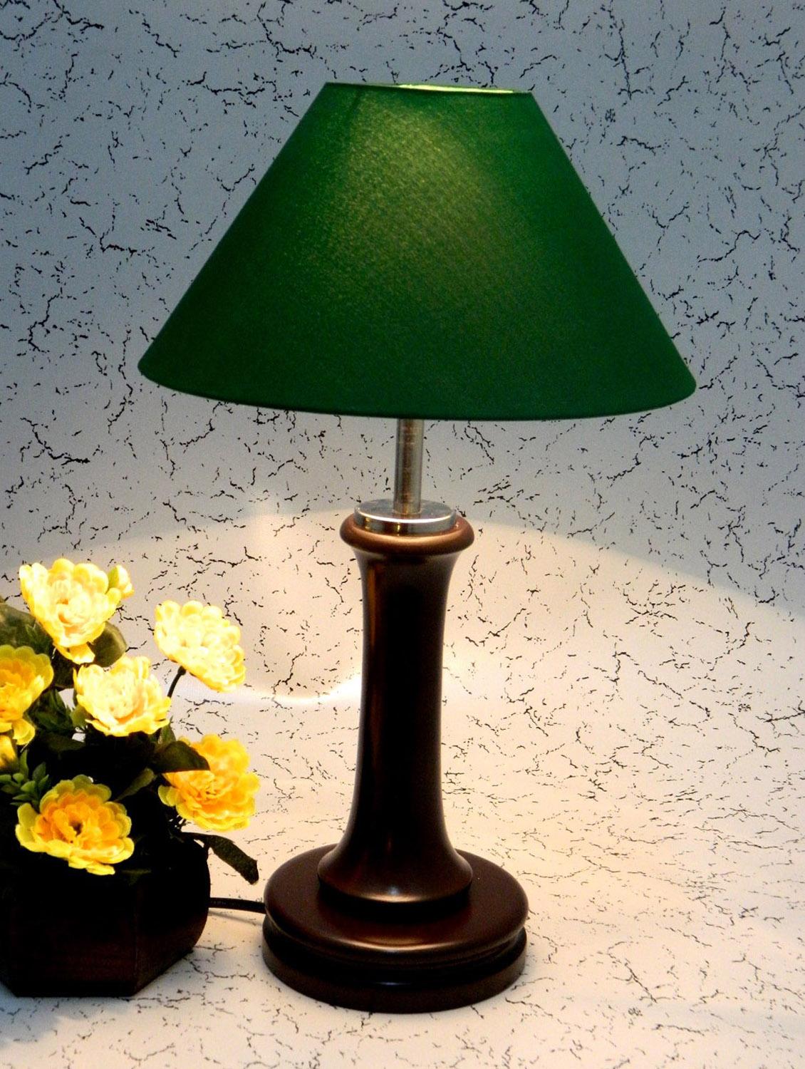 green wood and metal table lamp - 1204542 - Zoom Image - 1