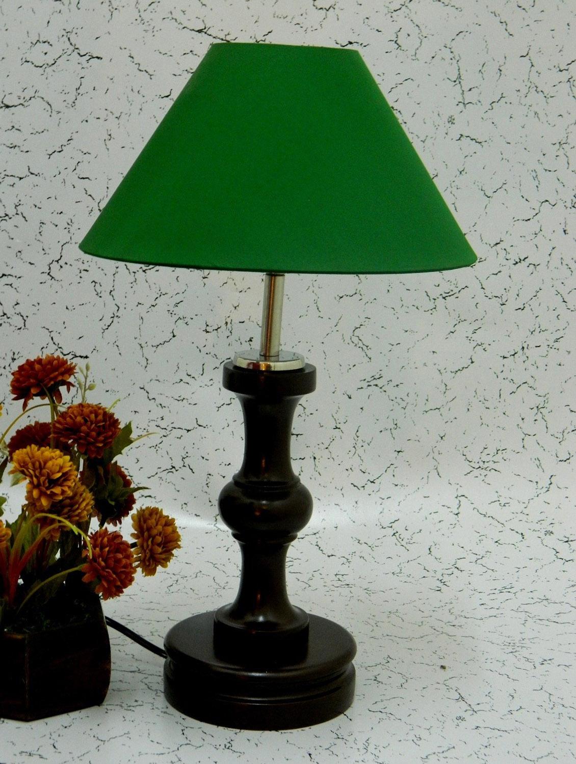 green wood and metal table lamp - 1204583 - Zoom Image - 2