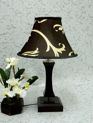 brown wood and metal table lamp - 1204636 - Standard Image - 2