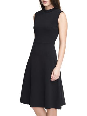 black polyester aline dress - 12059275 - Standard Image - 2