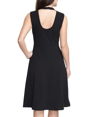 black polyester aline dress - 12059275 - Standard Image - 3