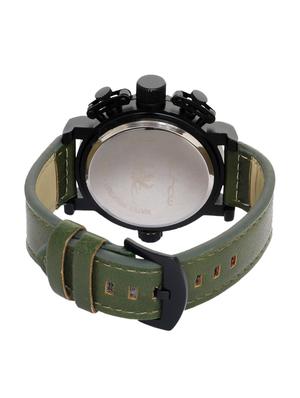 white base green dialer solid green strap watch - 1206088 - Standard Image - 3