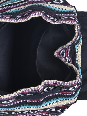 multicolored canvas buckled backpack - 1206400 - Standard Image - 3