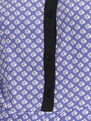 blue printed dress - 12076472 - Standard Image - 4