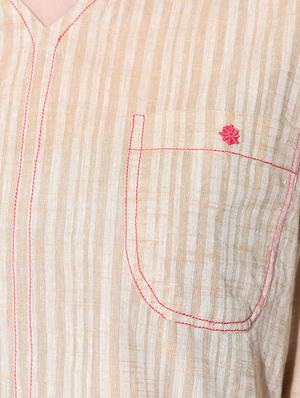 pocket patch striped top - 12080998 - Standard Image - 4
