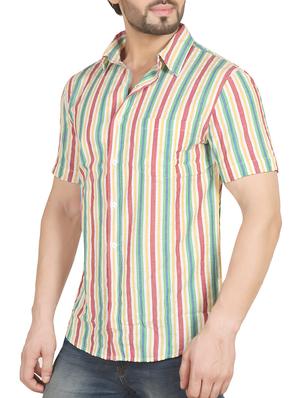 multi colored cotton casual shirt - 12082502 - Standard Image - 2