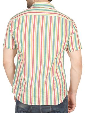 multi colored cotton casual shirt - 12082502 - Standard Image - 3