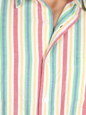 multi colored cotton casual shirt - 12082502 - Standard Image - 4
