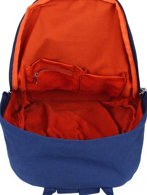 blue canvas backpack - 12083069 - Standard Image - 3
