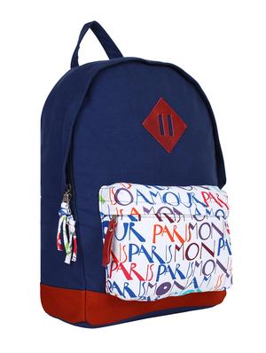 blue canvas backpack - 12083069 - Standard Image - 5
