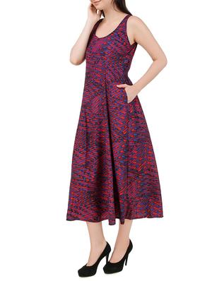 red printed dress - 12083244 - Standard Image - 2