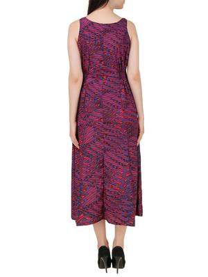 red printed dress - 12083244 - Standard Image - 3