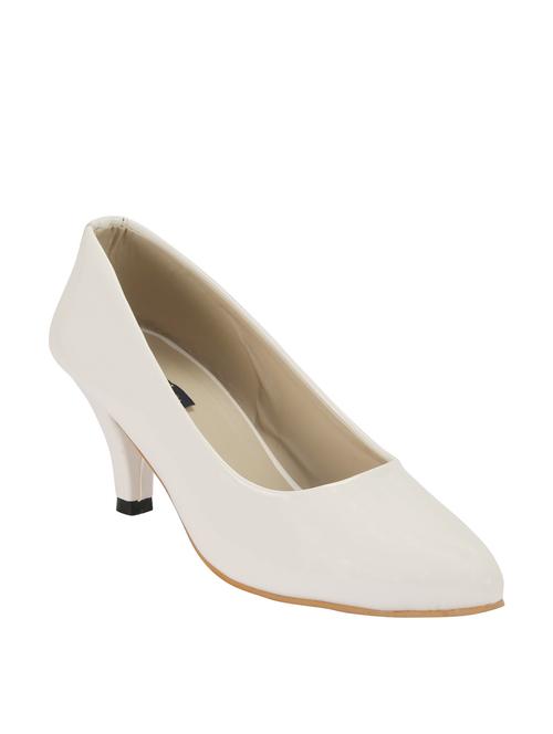 white patent leather pump - 12084399 - Standard Image - 1