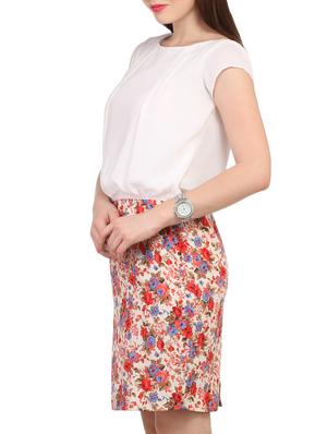 pleat detail floral blouson dress - 12084636 - Standard Image - 2