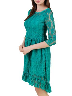 green lace dress - 12092602 - Standard Image - 2
