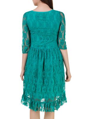 green lace dress - 12092602 - Standard Image - 3