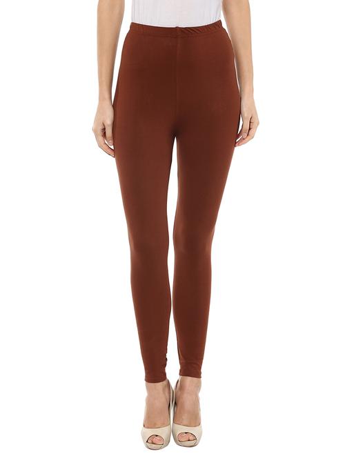 brown cotton leggings - 12095977 - Standard Image - 1