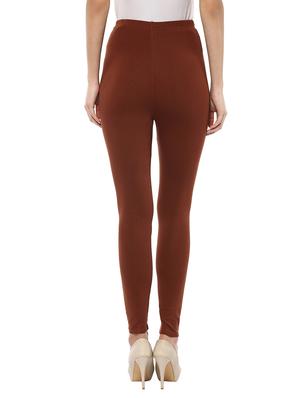 brown cotton leggings - 12095977 - Standard Image - 3