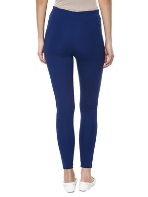 blue viscose jeggings - 12095987 - Standard Image - 3