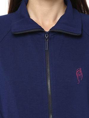 navy blue cotton jacket - 12095995 - Standard Image - 4
