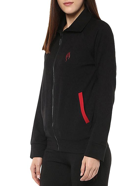 shirt collar solid jacket - 12096012 - Zoom Image - 2