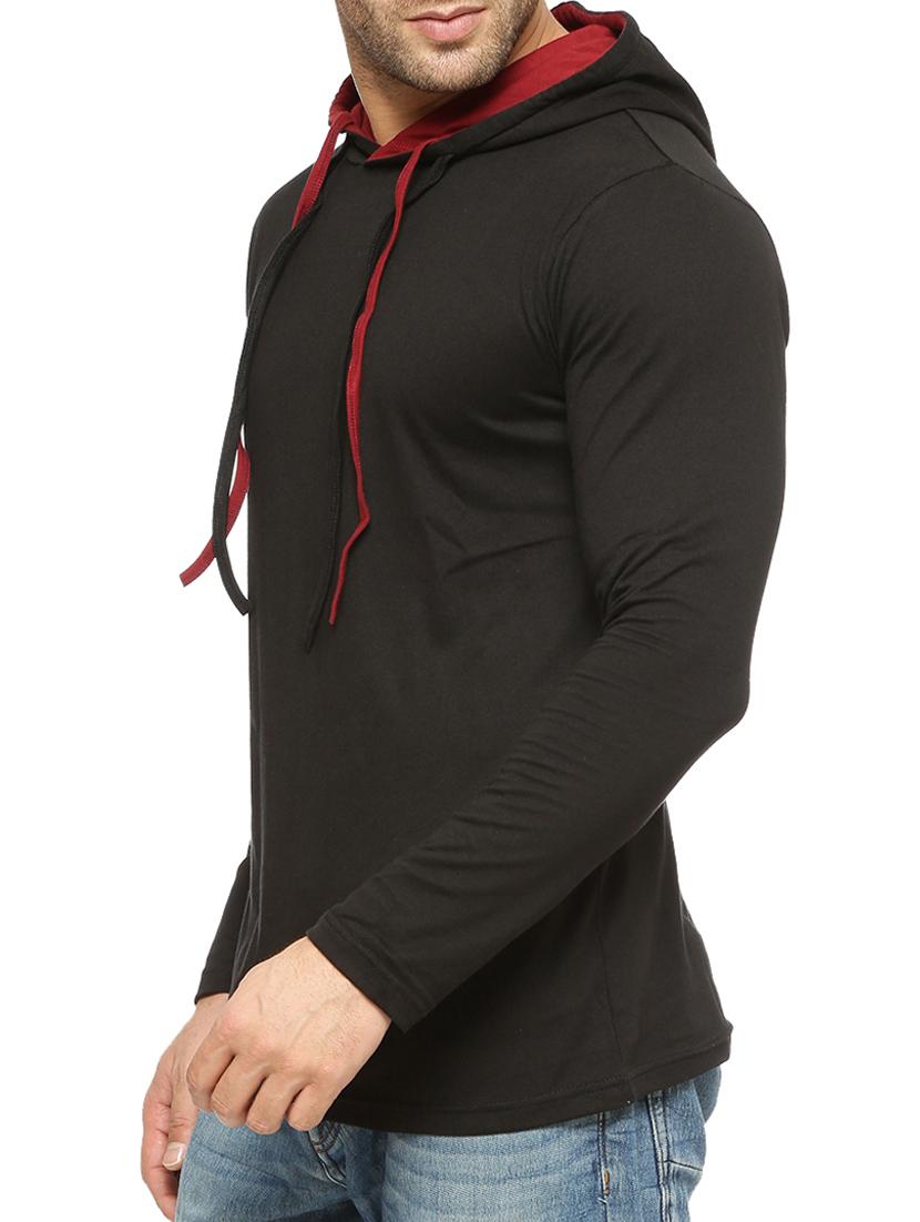 solid black cotton sweatshirt - 12097574 - Zoom Image - 2
