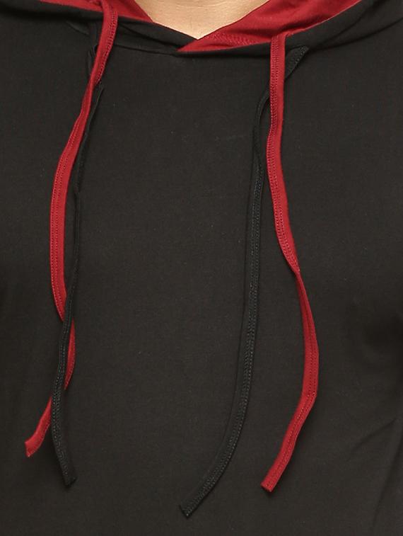 solid black cotton sweatshirt - 12097574 - Zoom Image - 5