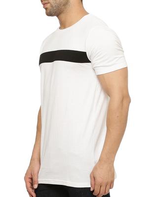 white cotton striped t-shirt - 12097580 - Standard Image - 2