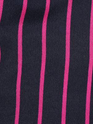 blue striped crepe regular shirt - 12107589 - Standard Image - 4