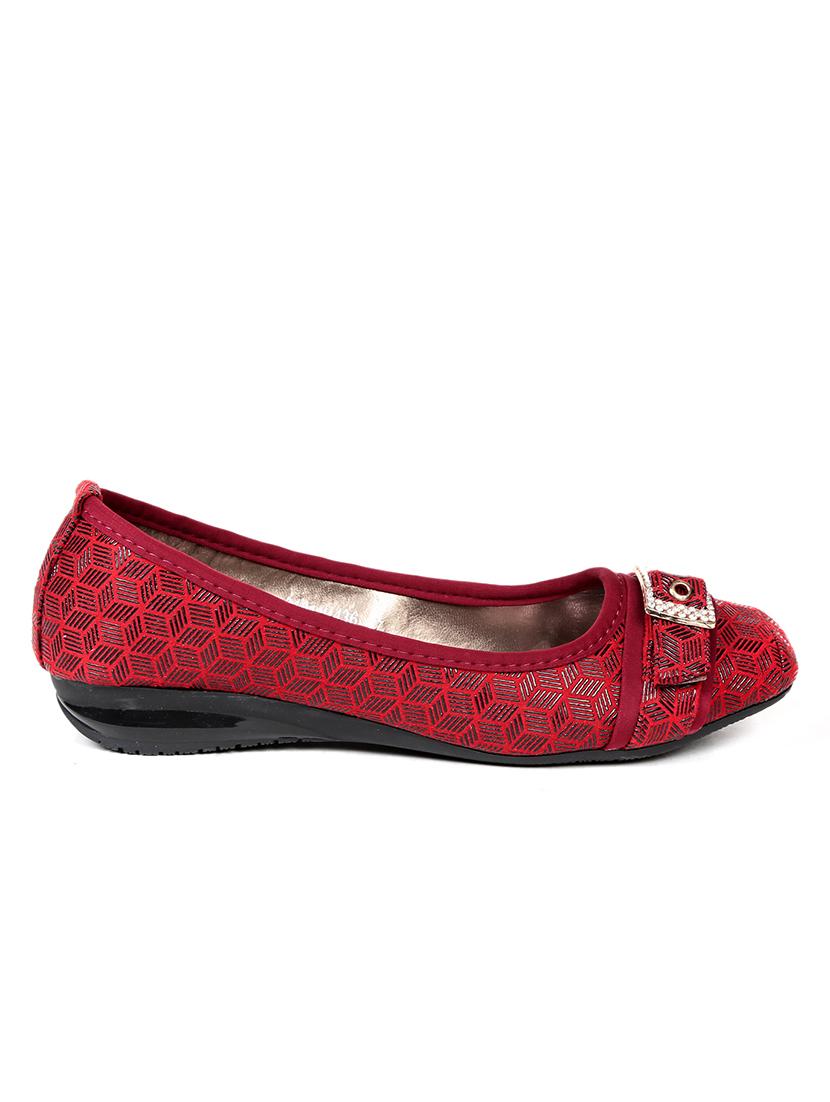 red leather ballerina - 12109303 - Zoom Image - 2