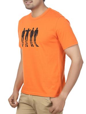 orange cotton tshirt - 12114401 - Standard Image - 2