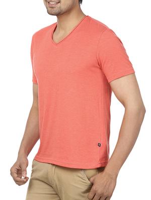 pink solid t-shirt - 12114424 - Standard Image - 2