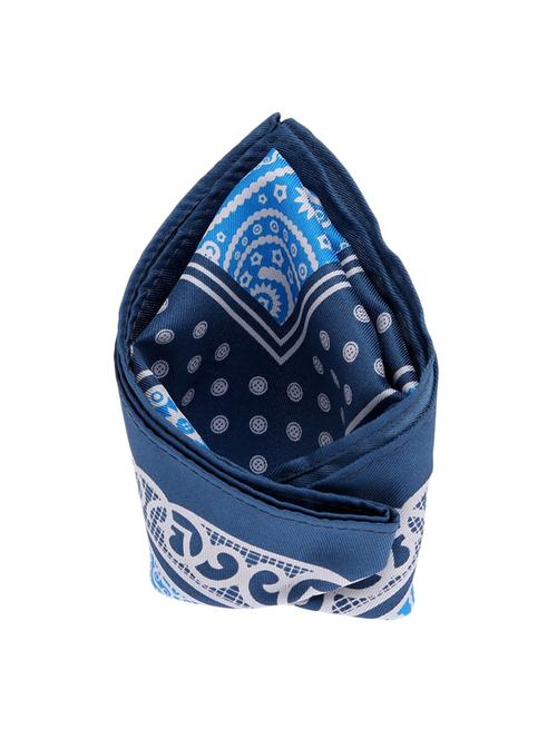 blue micro fiber pocketsquare - 12114803 - Standard Image - 1